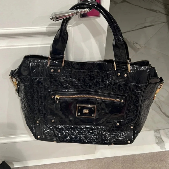 Anya Hindmarch Art Logo Tote Dark Navy - Picture 2 of 5